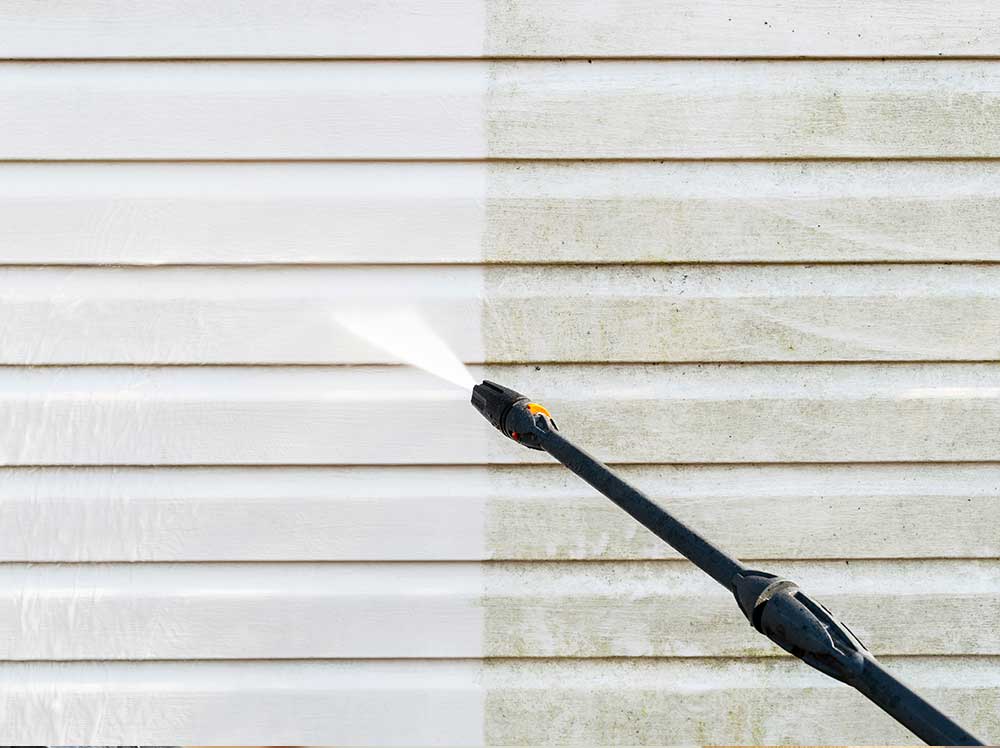 pressure-washing